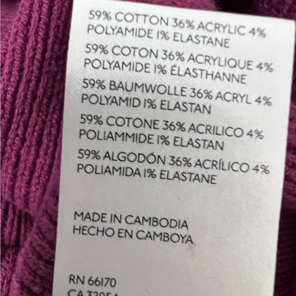 NWT $128 Free People Dreamy Mulberry Tunic (Oversized) Sweater - Medium - Picture 8 of 8